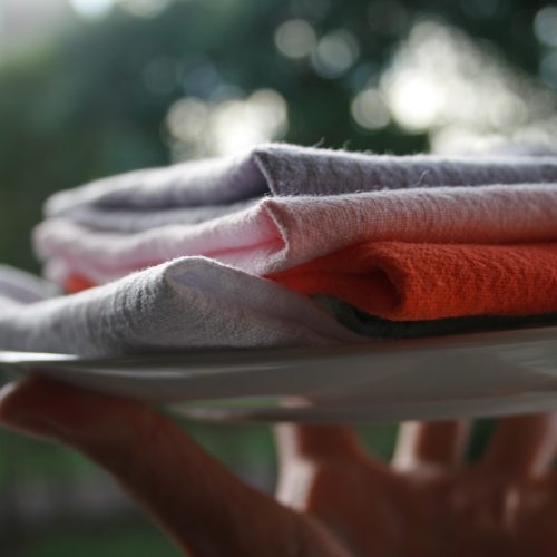 Mini serviette de table lin lavé | 6 couleurs | lot x4